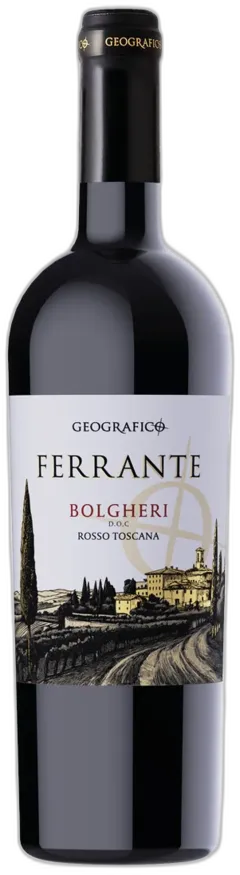 illustration du vin Bolgheri Doc Rosso Ferrante Geografico 2021
