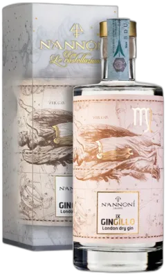 illustration du vin London Dry Gin Gingillo ix Vergine Nannoni
