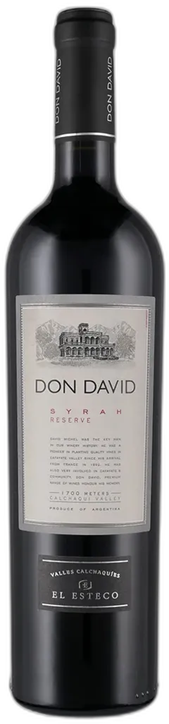 image du vin Valles Calchaquíes ig Syrah Reserve Don David el Esteco 2023