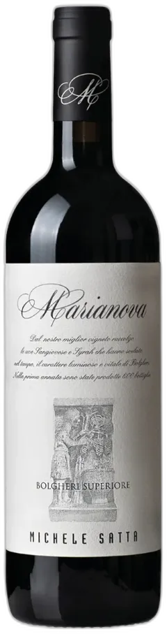 photo du vin Bolgheri Superiore Doc Marianova Michele Satta 2021
