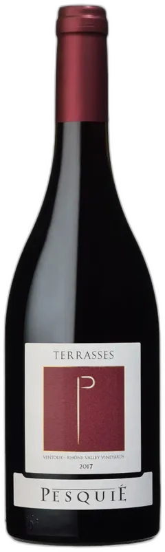 vue du vin Ventoux Aoc Terrasses Rouge Château Pesquié 2022