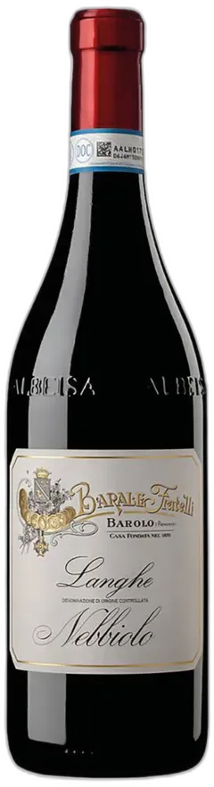 photo du vin Langhe Doc Nebbiolo Fratelli Barale 2023