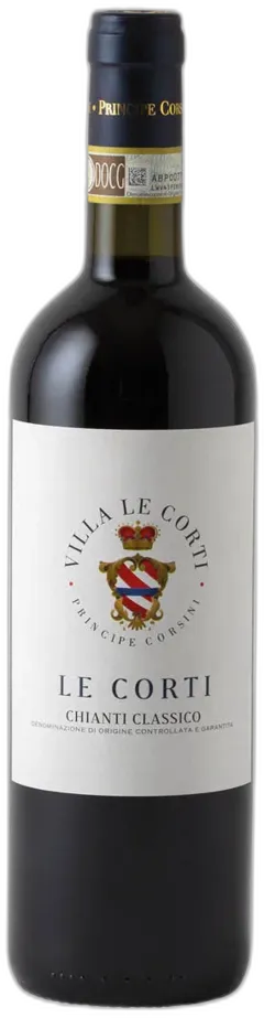 vue du vin Chianti Classico Docg le Corti Principe Corsini