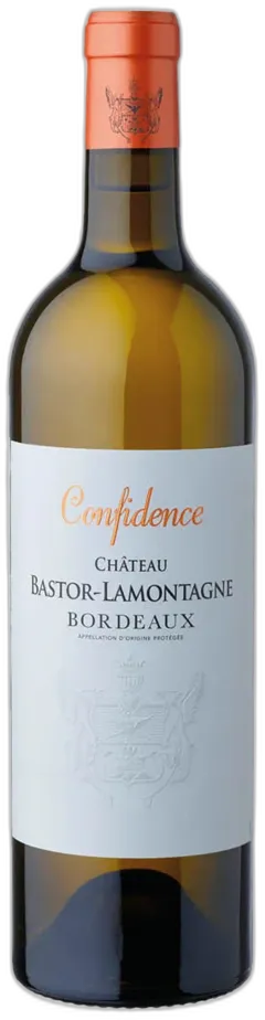 photo du vin Bordeaux Aoc Blanc Confidence Château Bastor Lamontagne 2023