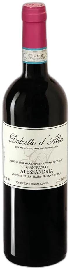 photo du vin Dolcetto d’Alba Doc Gianfranco Alessandria 2023