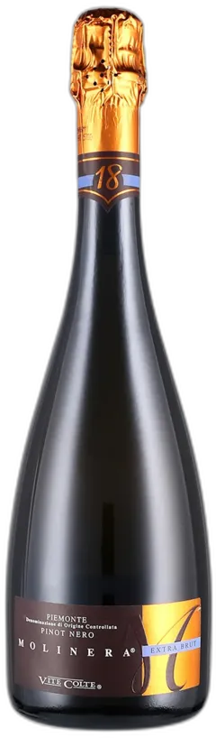 image du vin Piemonte Pinot Nero Extra Brut Doc Molinera Vite Colte