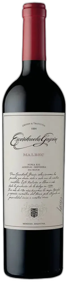 capture du vin Malbec 1884 Escorihuela Gascón 2022