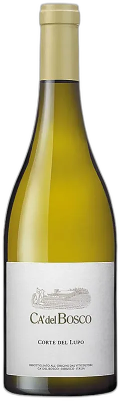 vue du vin Curtefranca Doc Corte Del Lupo Bianco ca' Del Bosco 2024