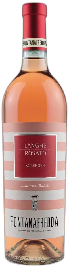 capture du vin Langhe Doc Rosato Solerose Fontanafredda 2024