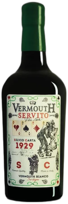 image du vin Vermouth Bianco Servito Silvio Carta
