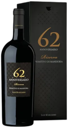 photo Primitivo di Manduria Riserva Doc Anniversario 62 San Marzano 2018