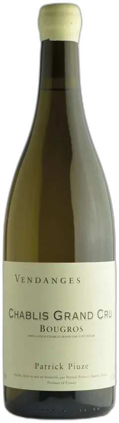 photo du vin Chablis Aoc Grand Cru Bougros Patrick Piuze 2023