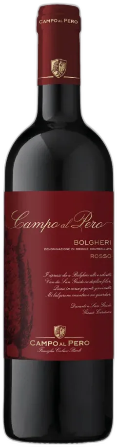 photo du vin Bolgheri Rosso Doc Campo al Pero 2023