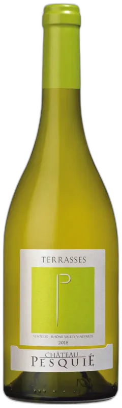 vue du vin Ventoux Aoc Terrasses Blanc Château Pesquié 2024