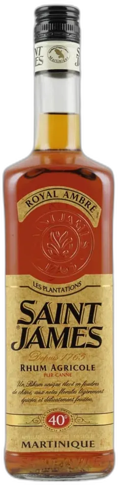 photo du vin Martinique AOC Rhum Agricole Royal Ambré Saint James