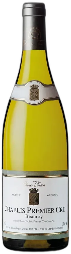 image du vin Chablis 1er Cru Beauroy Aoc Olivier Tricon