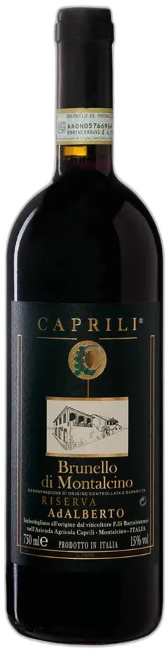 aperçu du vin Brunello di Montalcino Riserva Docg Adalberto Caprili 2018