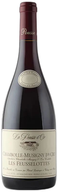 vue du vin Chambolle-Musigny Aoc 1er Cru les Feusselottes la Pousse d’or 2017