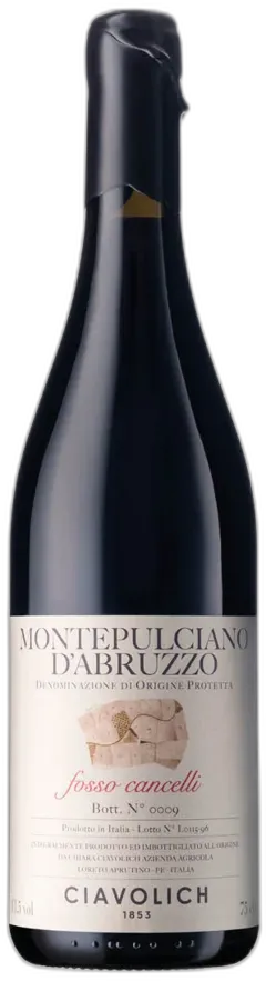 illustration du vin Montepulciano d’Abruzzo Doc Ciavolich 2023