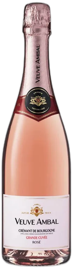 illustration du vin de Bourgogne Brut Rosé Aoc Grande Cuvée Veuve Ambal