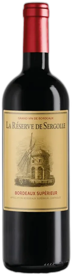 image du vin Bordeaux Supérieur Aoc la Réserve de Sergolle Baron de Sergolle 2021
