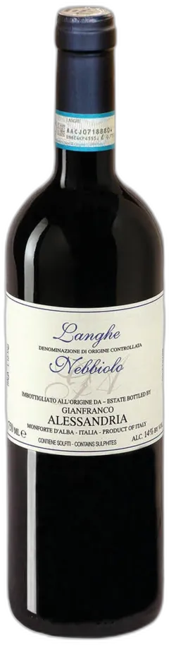 photo du vin Langhe Doc Nebbiolo Gianfranco Alessandria 2023