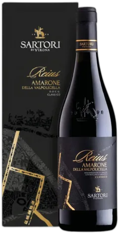 vue du vin Amarone Della Valpolicella Docg Classico Reius Sartori di Verona 2019