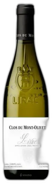 photos du vin Lirac Clos du Mont Olivet Blanc
