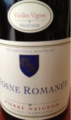 capture du vin Aoc Vosnes Romanée 1er Cru les Chaumes 2018