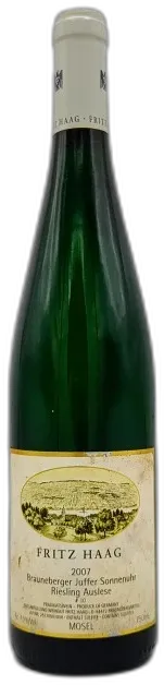 photo du vin 2007 Riesling Fritz Haag Brauneberger Juffer Sonnenuhr Auslese