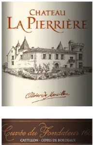 photo du vin Château la Pierrière Cuvée du Fondateur 2018