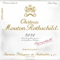 image du vin Château Mouton Rothschild 2020