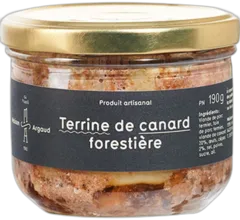 illustration du vin Maison Argaud Terrine de Canard Forestiere Bocal 100