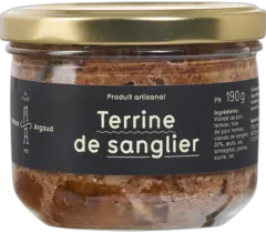 image du vin Maison Argaud Terrine de Sanglier Bocal 100