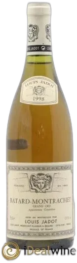 photo Bâtard-Montrachet Grand Cru Maison Louis Jadot 1998