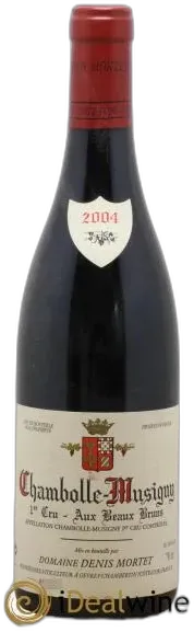 photo Chambolle-Musigny 1er Cru Aux Beaux Bruns Denis Mortet 2004