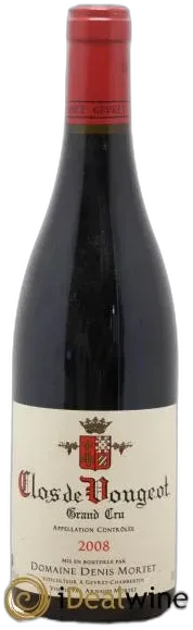 photo Clos de Vougeot Grand Cru Denis Mortet