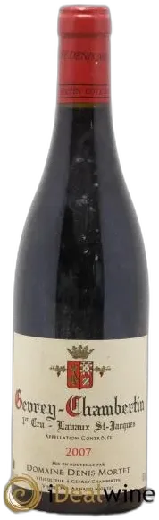 photo Gevrey-Chambertin 1er Cru Lavaux Saint-Jacques Denis Mortet 2007