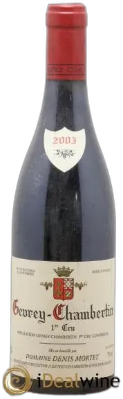 photo Gevrey-Chambertin 1er Cru Denis Mortet 2003