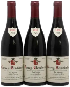 photo Gevrey-Chambertin en Champs Vieille Vigne Denis Mortet 1999