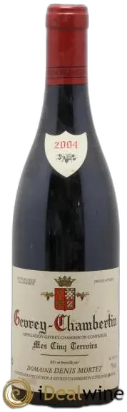 photo Gevrey-Chambertin Mes Cinq Terroirs Denis Mortet