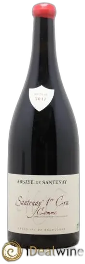 photo Santenay 1er Cru Comme Abbaye de Santenay 2017