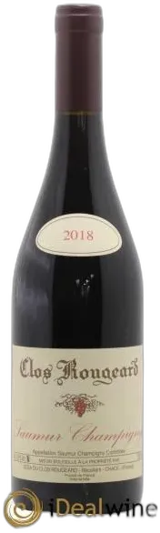photo Saumur-Champigny Clos Rougeard 2018