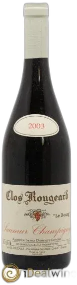 photo Saumur-Champigny le Bourg Clos Rougeard 2003