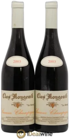 photo Saumur-Champigny le Bourg Clos Rougeard 2003