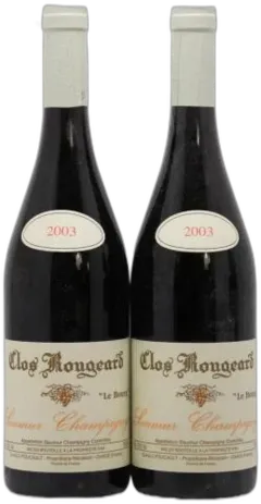 photo Saumur-Champigny le Bourg Clos Rougeard 2003