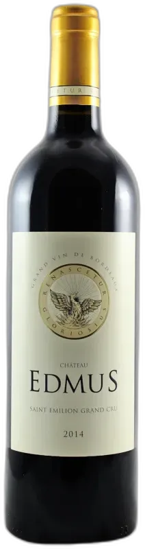 vue du vin Château Edmus Saint-Emilion Grand Cru Rouge 2014