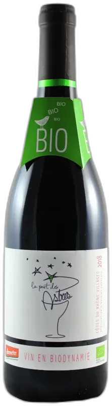 photo Côtes du Rhône Villages la Part des Astres Rouge 2018