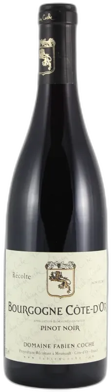 aperçu du vin Bourgogne Côte-d’or Pinot Noir Rouge 2022