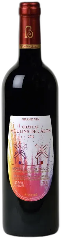 photo Château Moulins de Calon Montagne-Saint-Emilion Rouge 2018